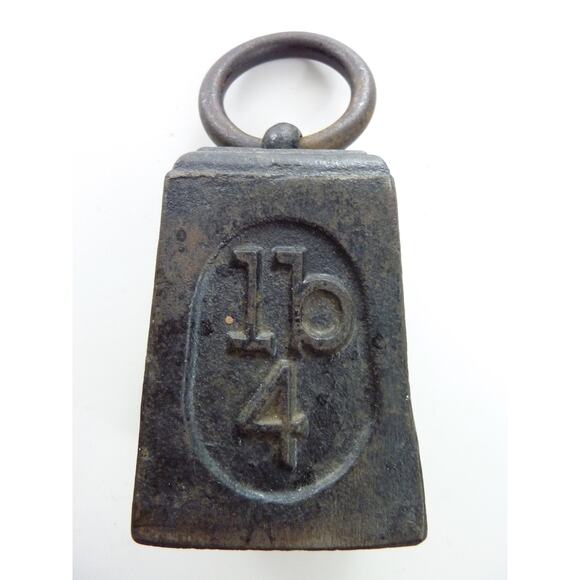 Vintage GPO 4lb Cast Iron Weight Libra The Balanced Zodiac Gift - Picture 6 of 6